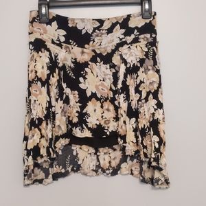Free People High Low Mini Skirt